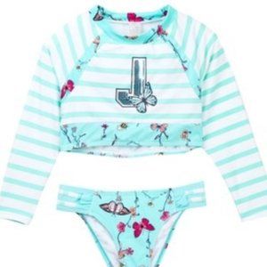 Juicy Couture Black Label Crop Rashguard Set